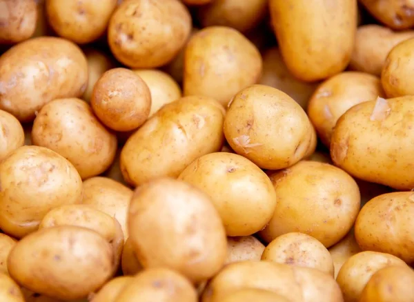 Potatoes Market Display — Stock Photo, Image