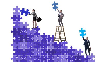 Büyüme konseptinde iş adamı - iş mecazı