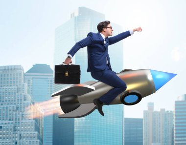 İş dünyasında roketle uçan işadamı