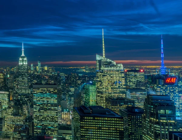New York December 2013 Utsikt Över Nedre Manhattan Den December — Stockfoto