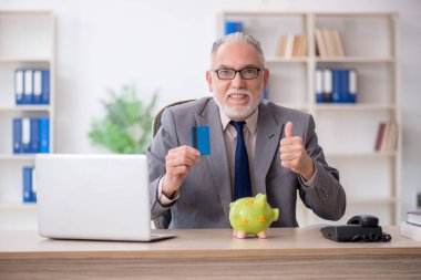 Emeklilik konsepti eski çalışanı