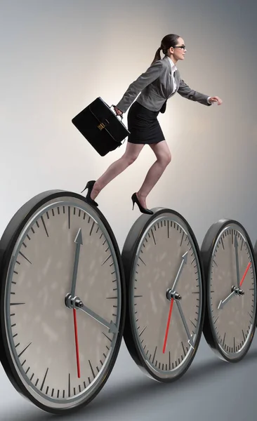 Zakenvrouw Time Management Concept — Stockfoto