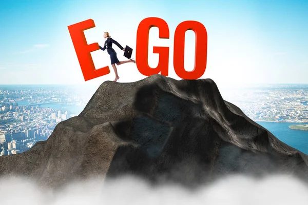 Concept Van Het Persoonlijke Zakelijke Ego — Stockfoto
