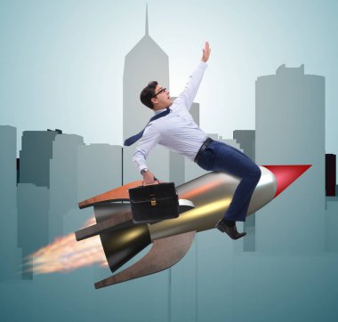 İş dünyasında roketle uçan işadamı