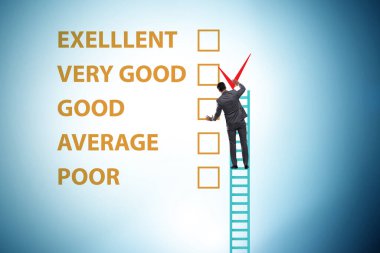 Çeşitli seçenekler ile fikir değerlendirme kavramı