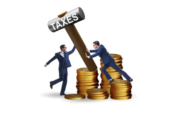 Geschäftsleute Steuerkonzept — Stockfoto