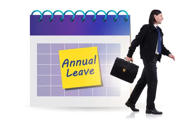 Concept of the annual vacation and leave