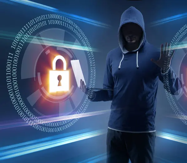 Hacker Digital Security Concept — Stock Photo, Image