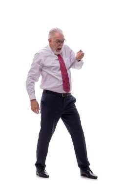 Beyaz bıçaklı eski patron.