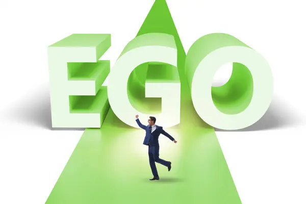 Ego Personality Concept Businessman — Stock Photo, Image