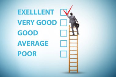 Çeşitli seçenekler ile fikir değerlendirme kavramı