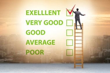 Çeşitli seçenekler ile fikir değerlendirme kavramı