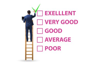 Çeşitli seçenekler ile fikir değerlendirme kavramı