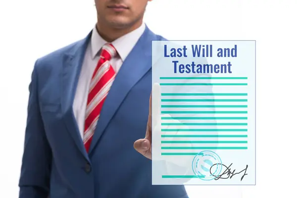 Última Vontade Testamento Como Conceito Legal — Fotografia de Stock