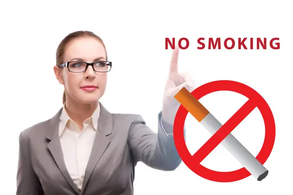 Raucher Konzept Mit Raucher Logo — Stockfoto