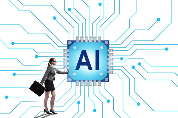 Concept Artificial Intelligence — Stock Photo, Image