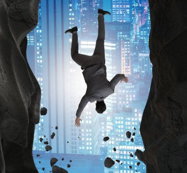 İş adamı iş dünyasındaki zorlukların üstesinden geliyor