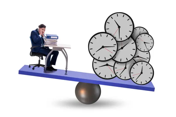 Businessman Deadline Time Pressure Concept — Stock Photo, Image