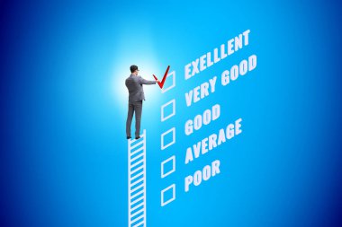 Çeşitli seçenekler ile fikir değerlendirme kavramı