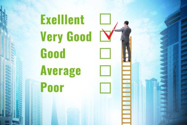 Çeşitli seçenekler ile fikir değerlendirme kavramı