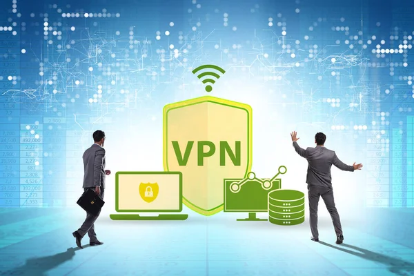 Sanal özel ağ VPN siber güvenlik kavramı