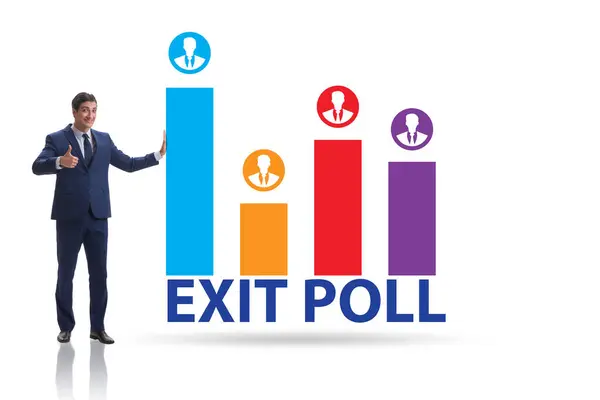 Exit Poll Concept Elections — Stock Photo, Image