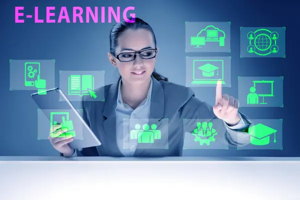 Koncepcja Learningu Jako Nowoczesnego Sposobu Kształcenia — Zdjęcie stockowe