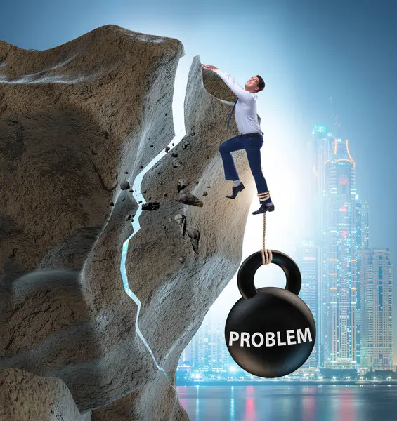 Concept Problem Businessman — Stock Photo, Image