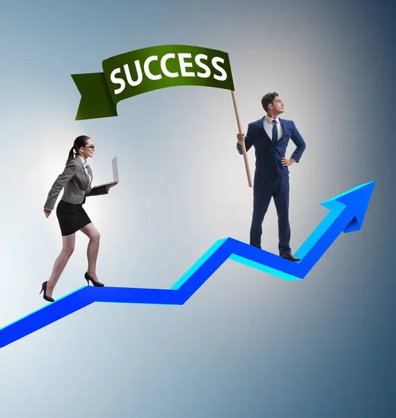 Businessman Success Business Concept — Stock Photo, Image