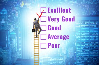 Çeşitli seçenekler ile fikir değerlendirme kavramı