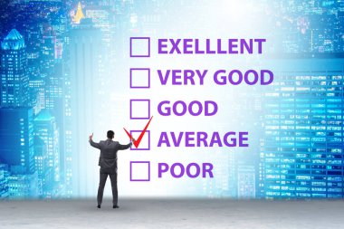 Çeşitli seçenekler ile fikir değerlendirme kavramı