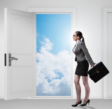 İş kadını birçok iş fırsatıyla karşı karşıya.