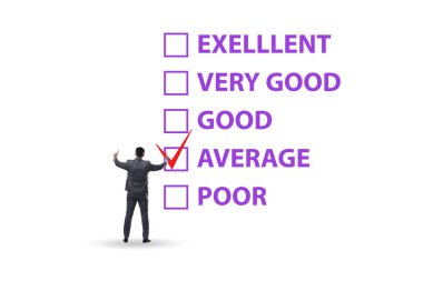 Çeşitli seçenekler ile fikir değerlendirme kavramı