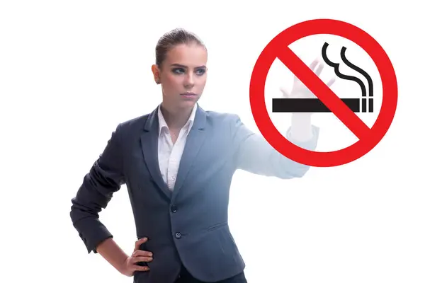 Raucher Konzept Mit Raucher Logo — Stockfoto