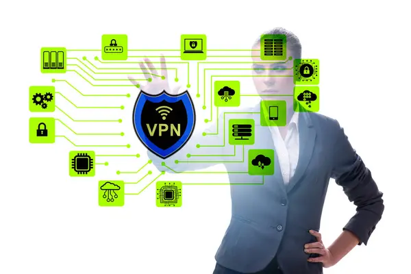 Virtueel Particulier Netwerk Vpn Concept Stockfoto