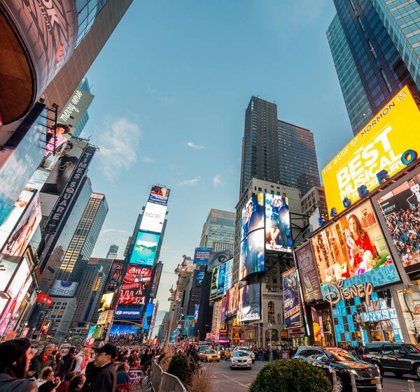 Nueva York Diciembre 2013 Times Square Diciembre Estados Unidos Nueva — Foto de Stock
