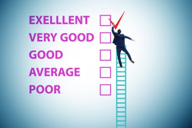 Çeşitli seçenekler ile fikir değerlendirme kavramı