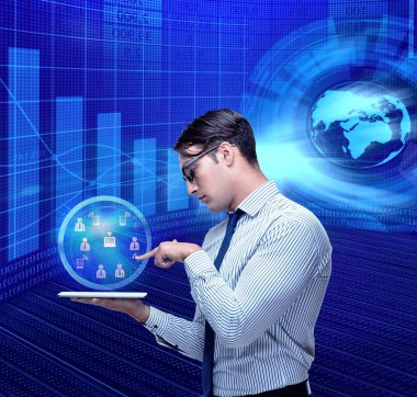 Hisse senedi ticareti konsepti.