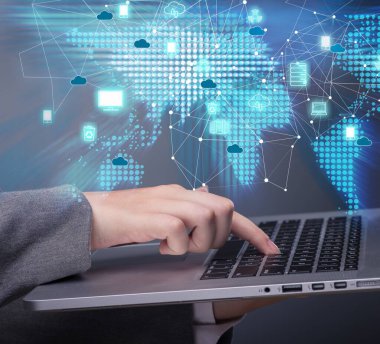 Teknoloji kolajındaki bulut hesaplama kavramı