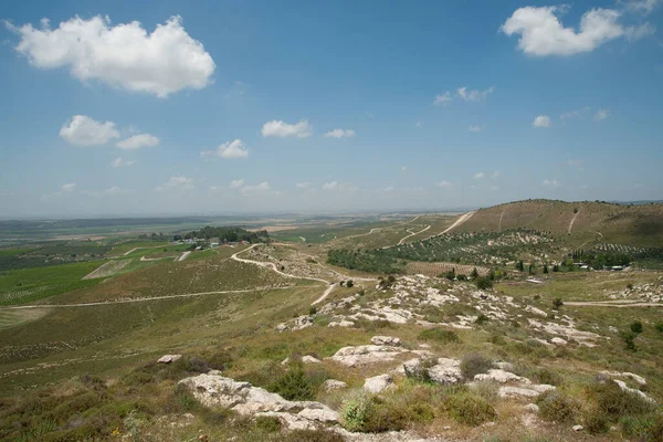 Pohled Údolí Nahal Soré Izrael — Stock fotografie