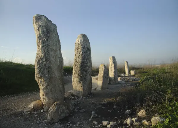 Pedras Que Datam Final Período Helenístico Parque Nacional Tel Gezer — Fotografia de Stock