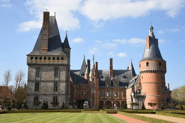 Chteau Maintenon Μεγαλοπρεπές Κάστρο Στη Γαλλία Royalty Free Εικόνες Αρχείου