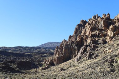 Kanarya adasının zirvesi. Tide, İspanya, tenerife
