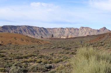 İspanya 'nın kanarya adalarındaki teide Dağı' ndan manzara
