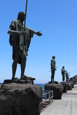 Guanches Kralları Heykelleri, Candelaria, Tenerife