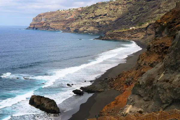 stock image Los Patos beach view, Canary Islands, Tenerife.