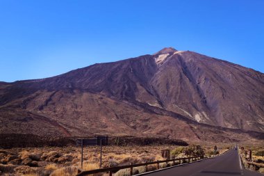  Tenerife 'deki Pico del Teide Dağı, Kanarya Adaları, İspanya