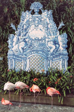 Portekiz Seramikleri, Jardim Monte Sarayı, Funchal, Madeira, Portekiz.