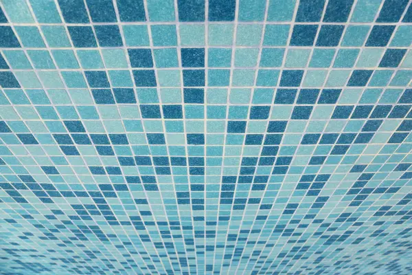 Mavi karelerle kaplı banyo döşemesi, bakış açısı