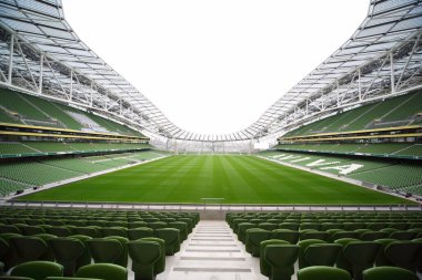 DUBLIN - 10 Haziran 2010 'da Dublin' deki Aviva Stadyumu boşaldı. Tadilattan sonra Aviva Stadyumu